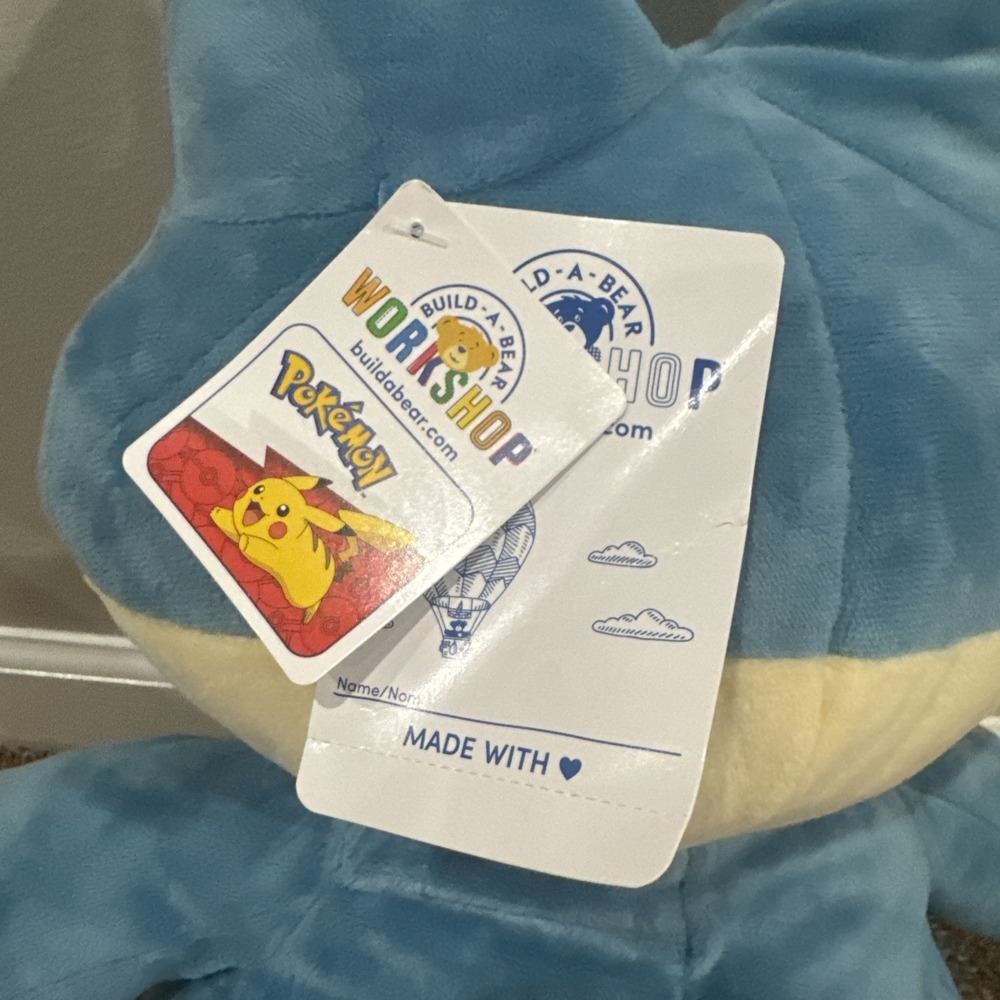 Pokémon Munchlax Build A Bear Plush BAB Snorlax Stuffed Animal With Sound 17" - Picture 4 of 4